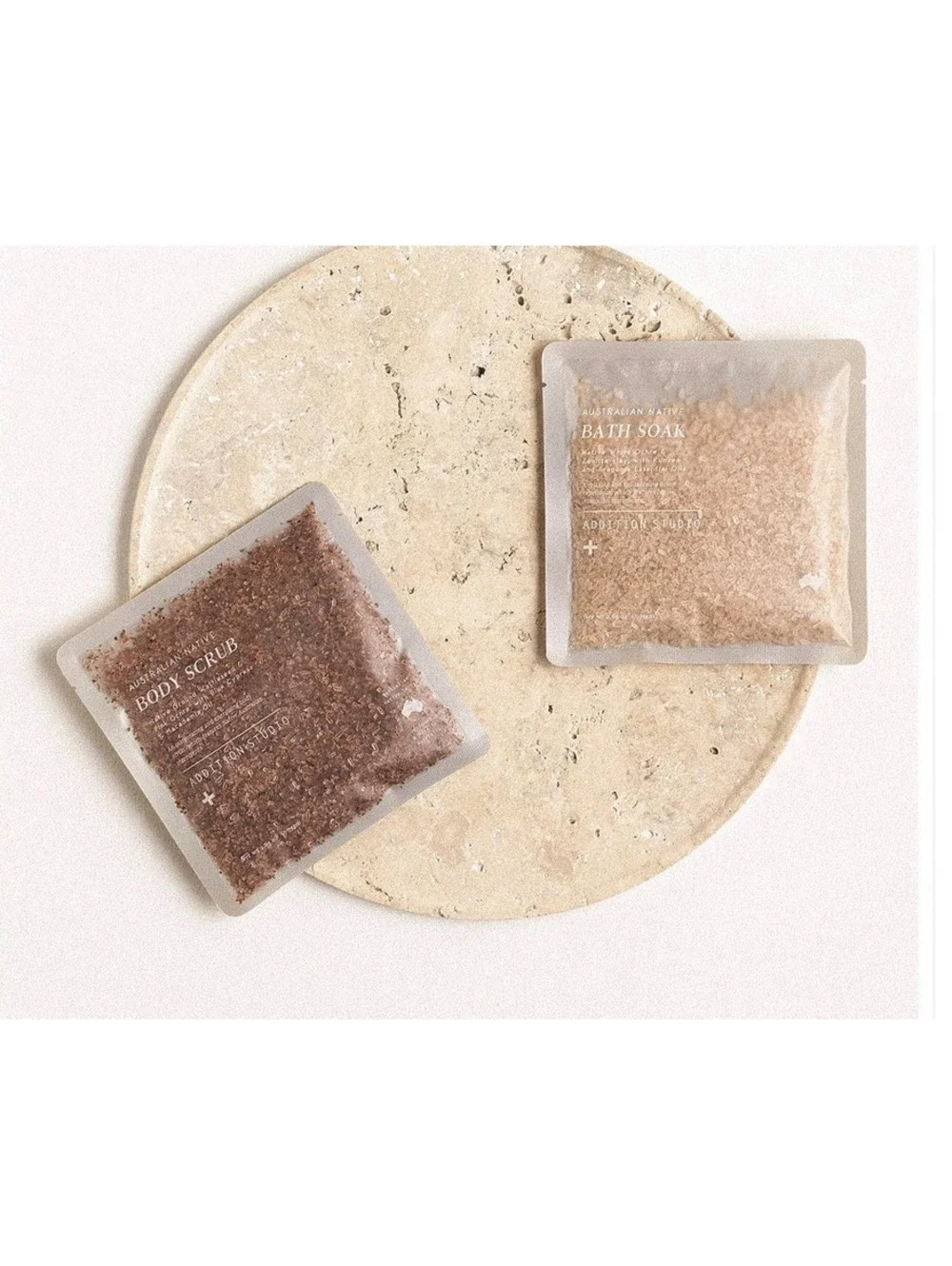 Australian luxury lot of 2 body scrubs and bath soak set upscale spa day